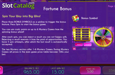 Скрин8. Spin Your Fortune слот