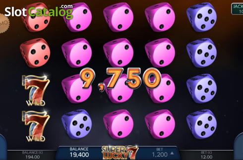 Скрин3. Super Lucky 7 слот