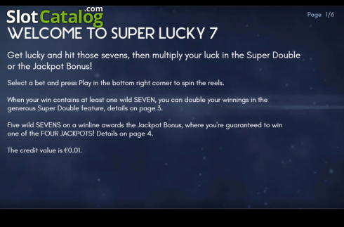 Скрин7. Super Lucky 7 слот