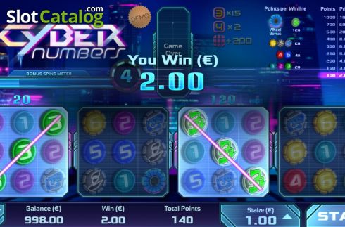Скрин3. Cyber Numbers слот
