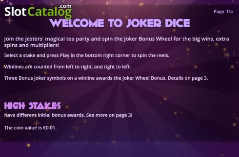 Скрин6. Joker Dice (Air Dice) слот