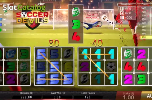 Скрин3. Soccer Devils слот