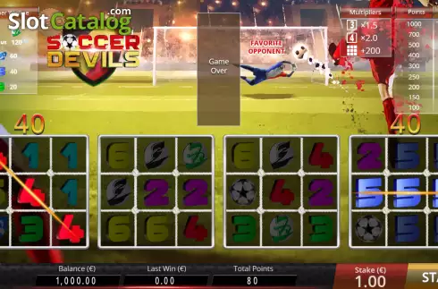 Скрин4. Soccer Devils слот