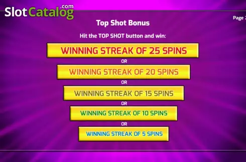Скрин6. Top Shot слот