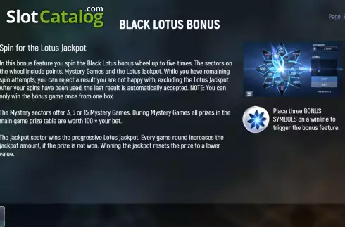 Скрин7. Black Lotus Numbers слот
