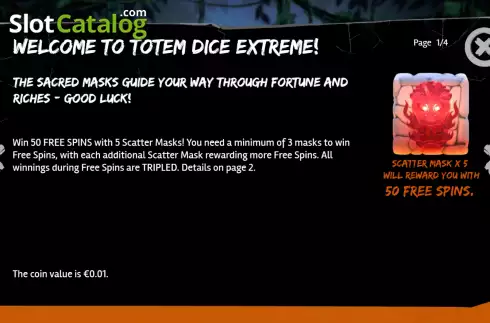 Скрин6. Totem Dice Extreme слот