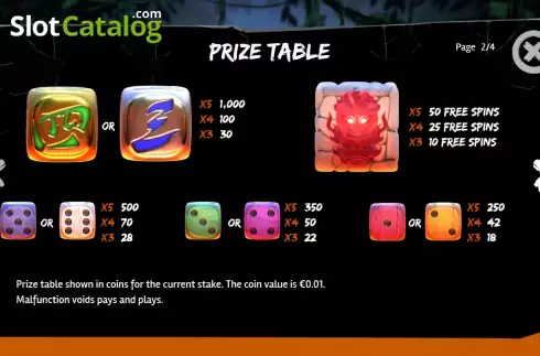Скрин7. Totem Dice Extreme слот