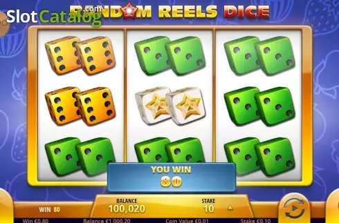 Скрин3. Random Reels Dice слот