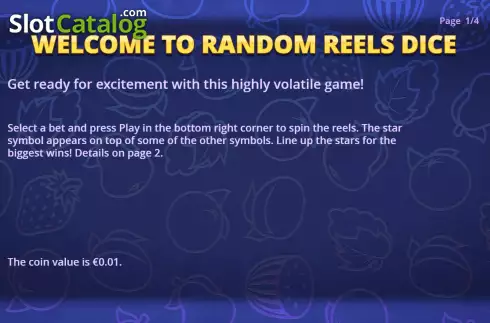 Скрин5. Random Reels Dice слот