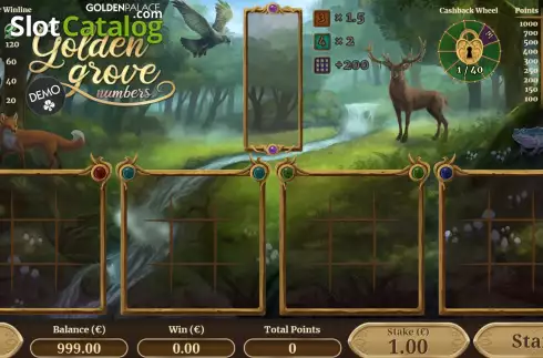 Скрин2. Golden Grove Numbers слот