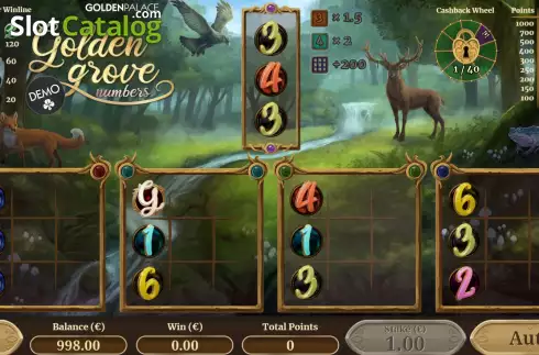 Скрин4. Golden Grove Numbers слот