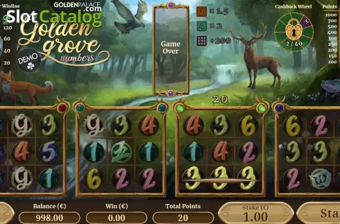Скрин5. Golden Grove Numbers слот