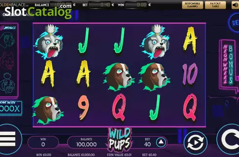 Скрин2. Wild Pups слот