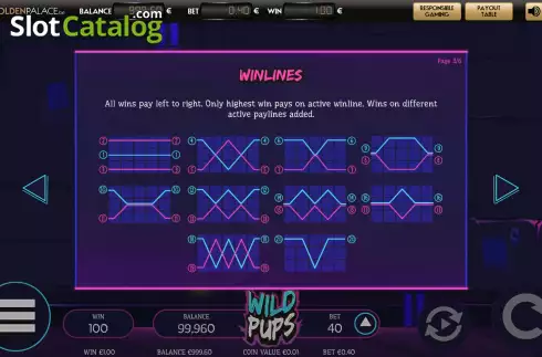 Скрин6. Wild Pups слот
