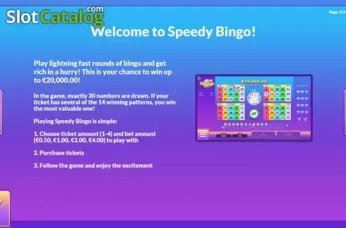 Скрин5. Speedy Bingo слот