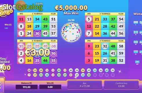 Скрин4. Speedy Bingo слот
