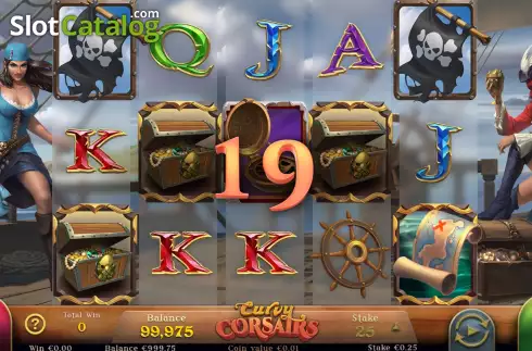 Скрин4. Curvy Corsairs слот