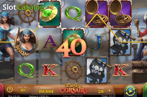 Скрин5. Curvy Corsairs слот