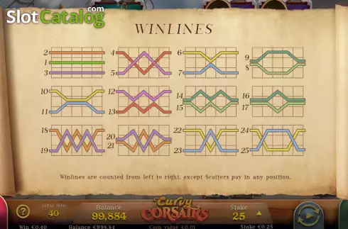 Скрин9. Curvy Corsairs слот