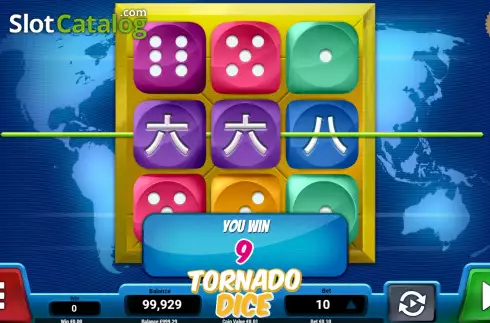 Скрин3. Tornado Dice слот