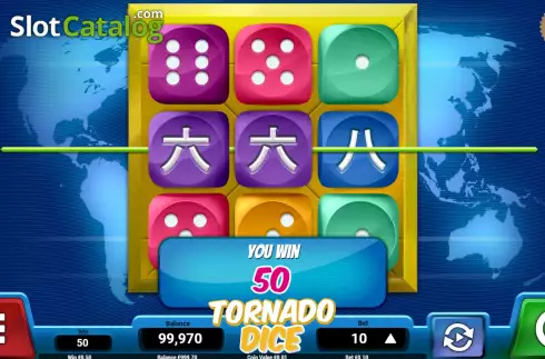 Скрин5. Tornado Dice слот