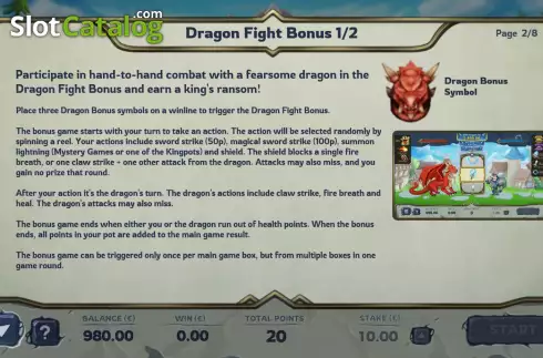 Скрин5. Hero of Dragonland слот