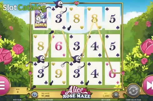 Скрин3. Alice of the Rose Maze слот