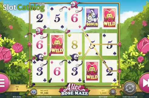 Скрин4. Alice of the Rose Maze слот