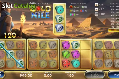 Скрин3. Katie Combs Gold of the Nile слот