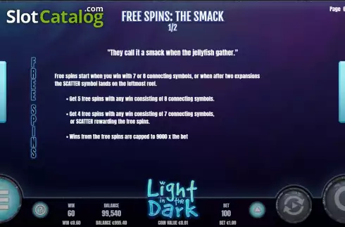Скрин9. Light in the Dark слот