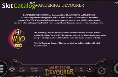 Скрин8. Wandering Devourer слот