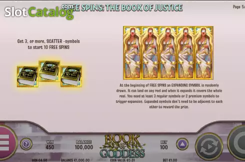 Скрин9. Book of Goddess слот