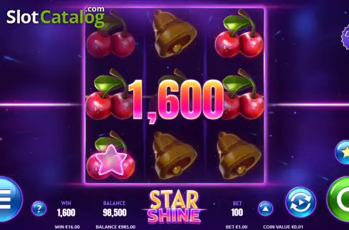 Скрин3. Star Shine слот