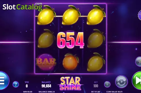 Скрин4. Star Shine слот