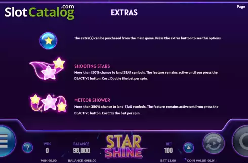 Скрин8. Star Shine слот