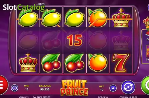 Скрин4. Fruit Prince слот