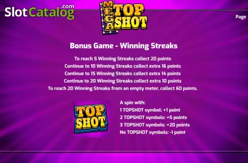 Скрин7. Mega Top Shot слот