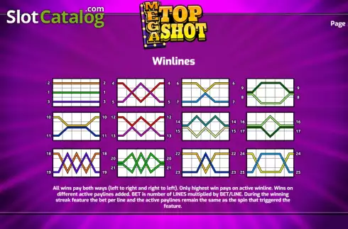 Скрин9. Mega Top Shot слот