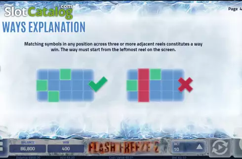 Скрин7. Flash Freeze 2 слот