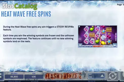 Скрин8. Flash Freeze 2 слот