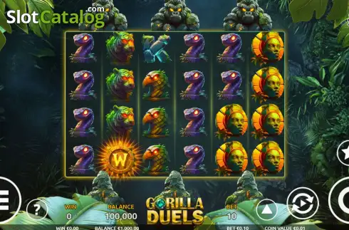 Скрин2. Gorilla Duels слот