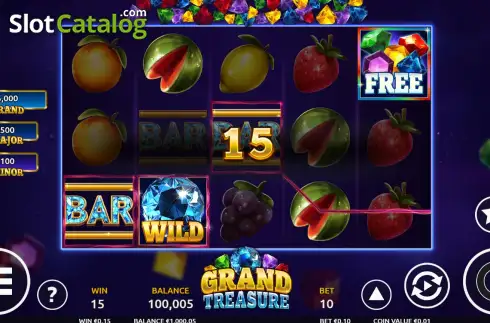 Скрин3. Grand Treasure слот