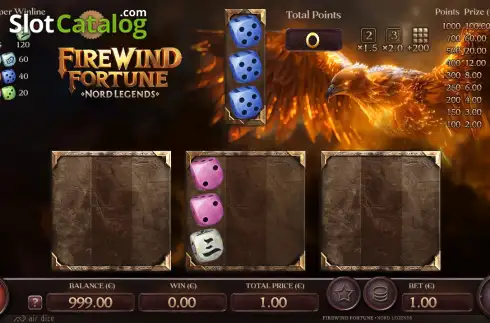 Скрин2. Nord Legends – FireWind Fortune слот