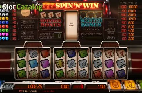Скрин2. 777 Spin'n'Win слот