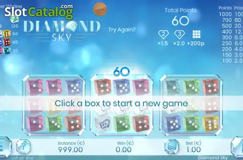 Скрин3. Diamond Sky слот