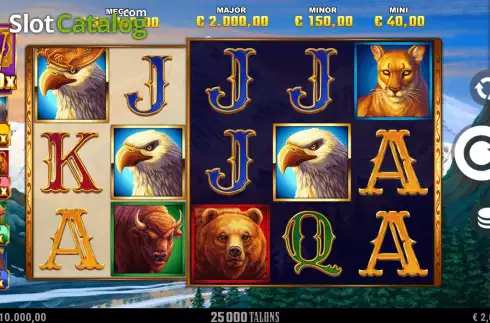 Скрин3. 25000 Talons слот