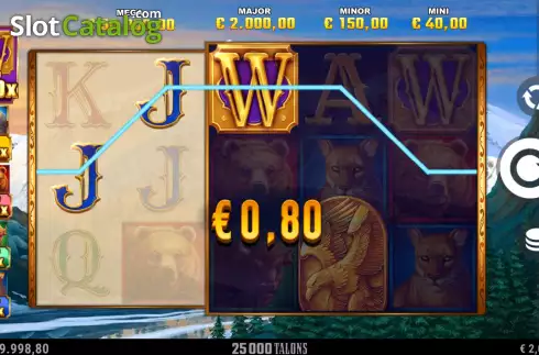 Скрин4. 25000 Talons слот
