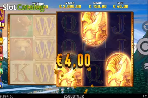 Скрин6. 25000 Talons слот