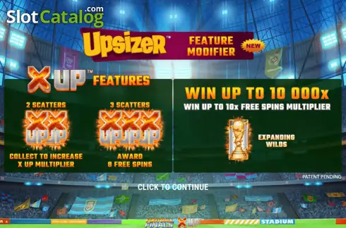 Скрин2. Football Finals X UP слот