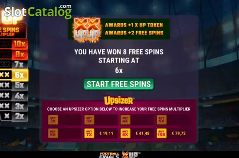 Скрин7. Football Finals X UP слот